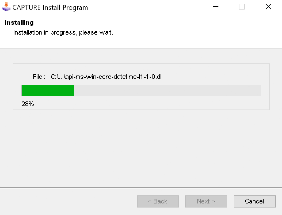 Installing CAPTURE