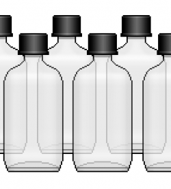 DURRIDGE H2O 250ml Glass Vials (12 Pack